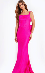 1 of 4 Jovani 47669 Hot-Pink