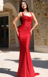 3 of 4 Jovani 47669 Red