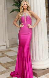 7 of 11 Jovani 48123 Fuchsia