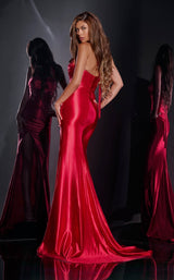 2 of 2 Jovani D5006 Red