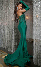 4 of 4 Jovani D5061 Emerald