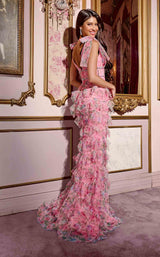 4 of 4 Jovani D5082 Pink Multi