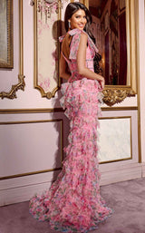 3 of 4 Jovani D5082 Pink Multi