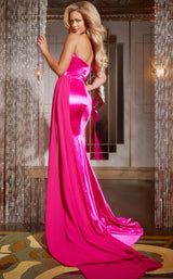 5 of 6 Jovani d5408 Hot Pink