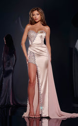 2 of 6 Jovani d5408 Champagne