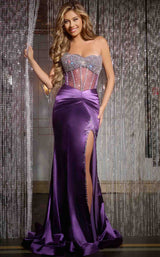3 of 5 Jovani D5409 Purple