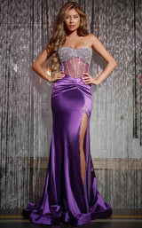 1 of 5 Jovani D5409 Purple