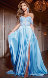 1 of 3 Jovani D6022 Blue