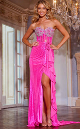 1 of 2 Jovani D6031 Pink