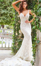 1 of 2 Jovani JB03864 Ivory/Ivory