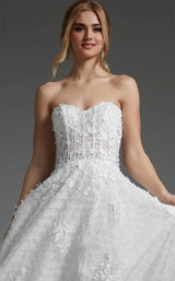 3 of 4 Jovani JB07165 Off-White