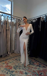 1 of 13 Jovani 07320 White