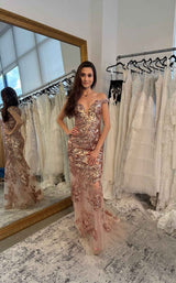 3 of 7 Jovani 23834 Rose-Gold