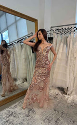 1 of 7 Jovani 23834 Rose-Gold