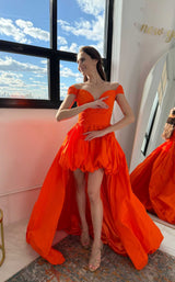 4 of 4 Jovani 27804 Orange