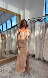 1 of 8 Jovani 34010 Nude