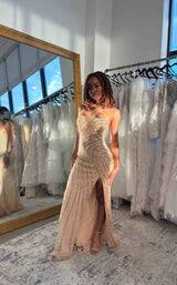 4 of 8 Jovani 34010 Nude