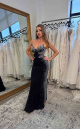 7 of 16 Jovani D5503 Black
