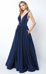 2 of 10 Juliet 201 Navy Blue