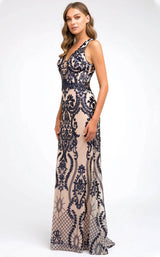 4 of 8 Juliet 243 Nude/Navy