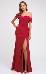 1 of 3 Juliet 245 Burgundy