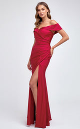 2 of 3 Juliet 245 Burgundy