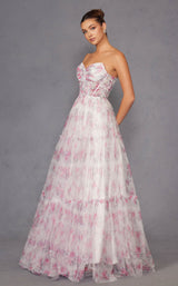 12 of 21 Juliet JT2507A White-Pink