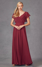 2 of 8 Juliet 261 Burgundy