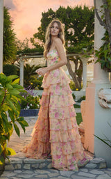 4 of 5 Juliet JT2739S Pastel Yellow Floral