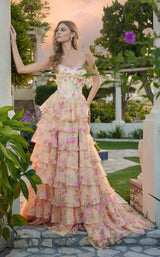 2 of 5 Juliet JT2739S Pastel Yellow Floral