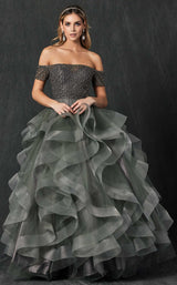 1 of 3 Juliet 395 Charcoal