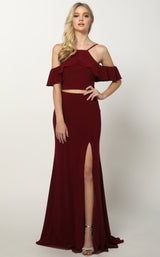 1 of 4 Juliet 662 Burgundy