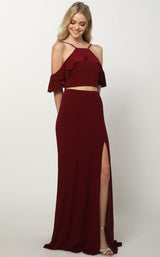 2 of 4 Juliet 662 Burgundy