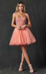 1 of 6 Juliet 787 Coral