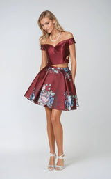 1 of 5 Juliet 798 Burgundy