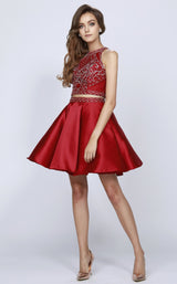 2 of 4 Juliet 811 Burgundy