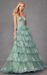 8 of 13 Juliet JT2454K Sea Green