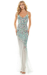 1 of 4 Colors Dress K137 Aqua