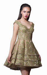 1 of 8 MNM Couture K3582 Olive