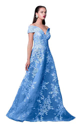 1 of 4 MNM Couture K3583 Blue