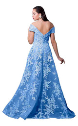 2 of 4 MNM Couture K3583 Blue
