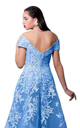 4 of 4 MNM Couture K3583 Blue