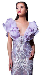 4 of 6 Mnm Couture K3597 Lilac