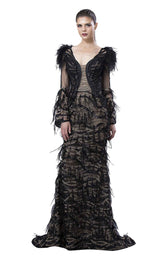1 of 8 Mnm Couture K3646 Black