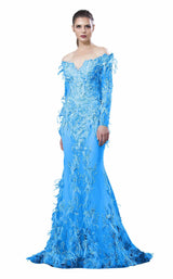 2 of 8 Mnm Couture K3648 Blue