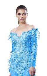 6 of 8 Mnm Couture K3648 Blue