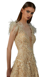 3 of 4 MNM Couture K3688 Beige