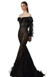 1 of 4 MNM Couture K3690 Black