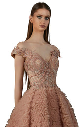 3 of 4 MNM Couture K3697 Salmon