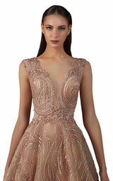 3 of 4 MNM Couture K3698 Salmon